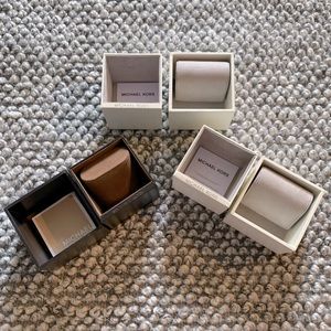 3 Michael Kors Watch Boxes with Inserts